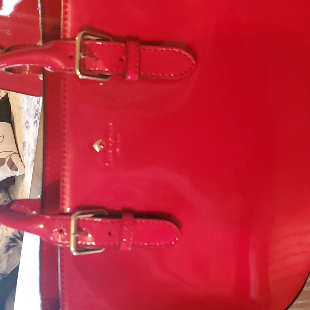 Red kate spade purse